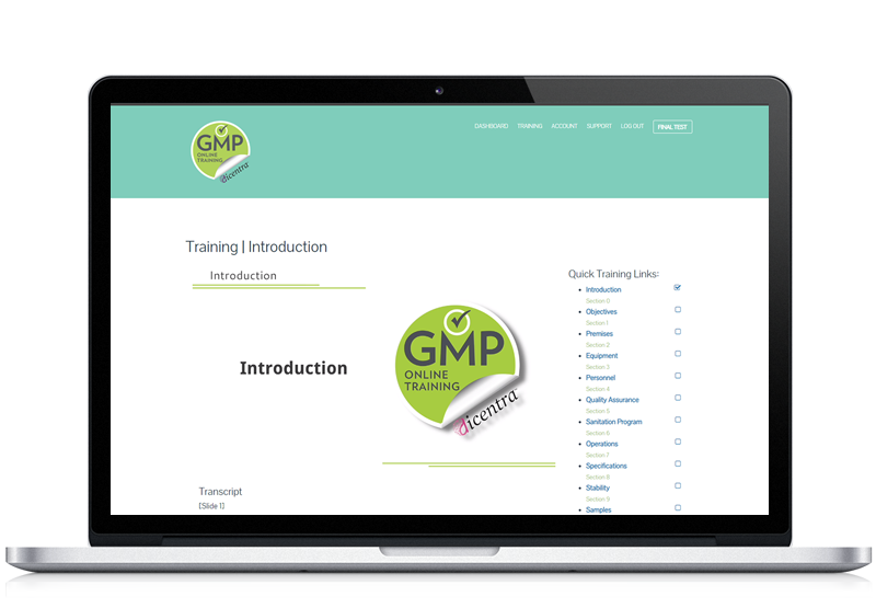 GMP Online Training for Dietary Supplements by dicentra gmpusa